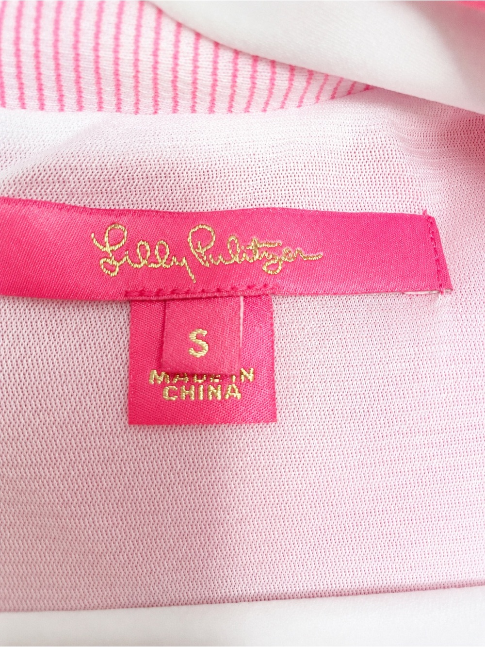 Lilly Pulitzer Pink Textured Shift Dress – Size Small - Picture 3 of 4